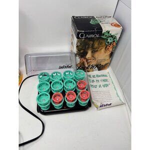 Vintage Clairol Lock N Roll Hot Curlers Hair Rollers Set of 24
